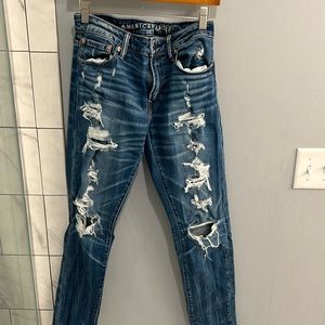 American Eagle Athletic Skinny Jean Size 29x32